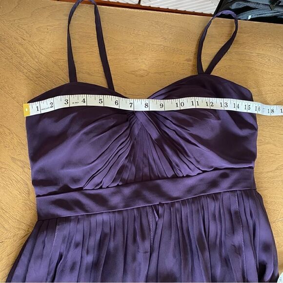 Jenny Yoo Collection Purple Chiffon Gown Size 8 - Picture 8 of 13